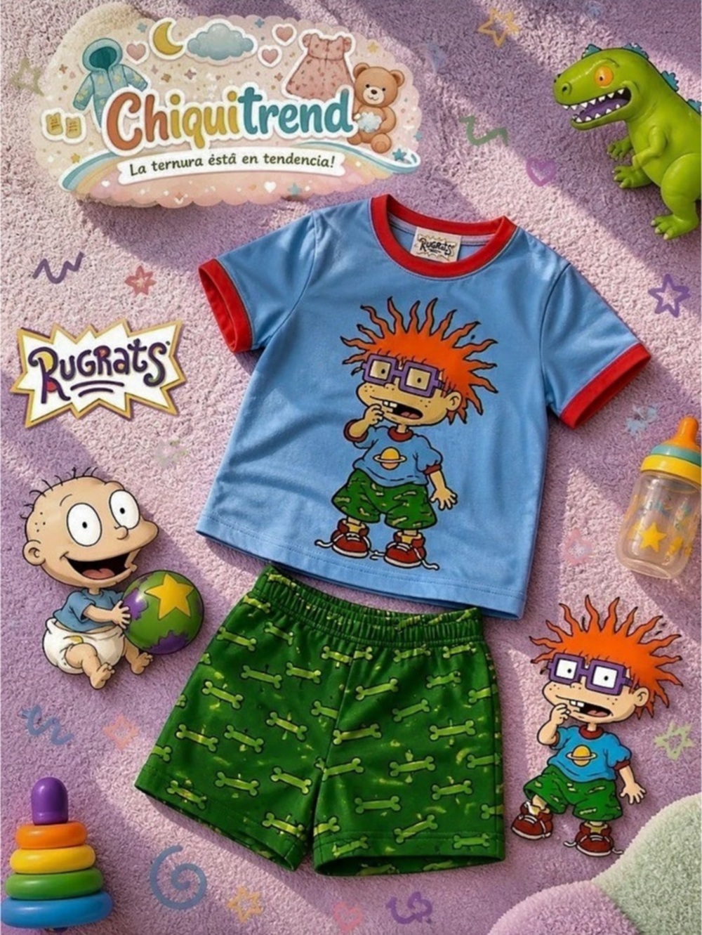 Nickelodeon Rugrats Chucky matching set sizes